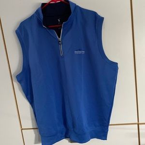 Blue golf vest